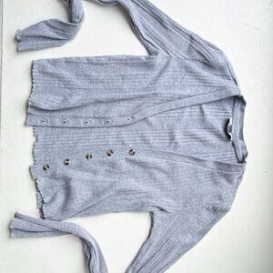 Topshop Knit Button up top